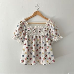 Dôen XS Frances Top Fleurs de Jonquille